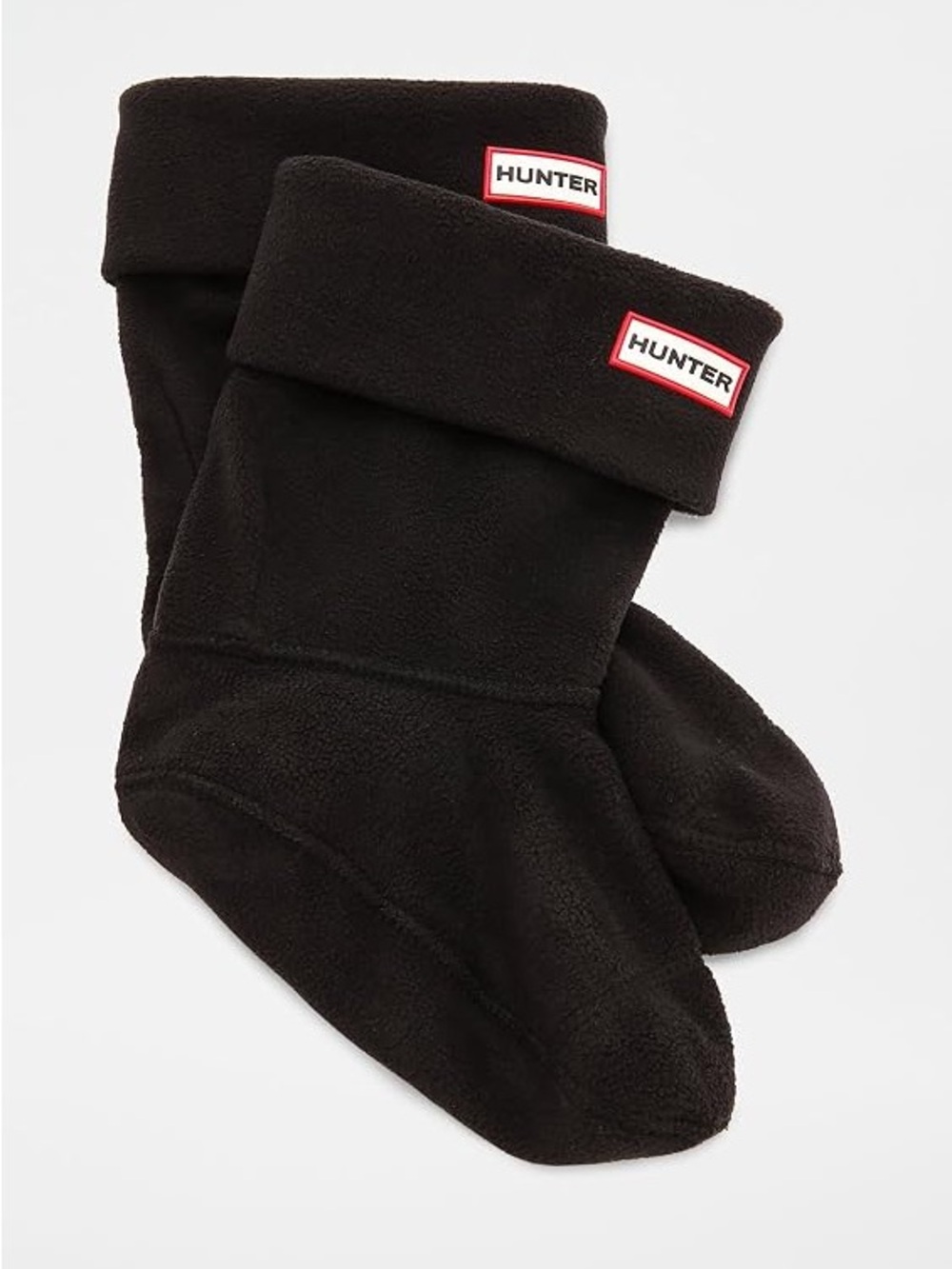 Hunter Black Fleece Tall Rain Boot Liners Socks Kids Size Large (US 1-3)